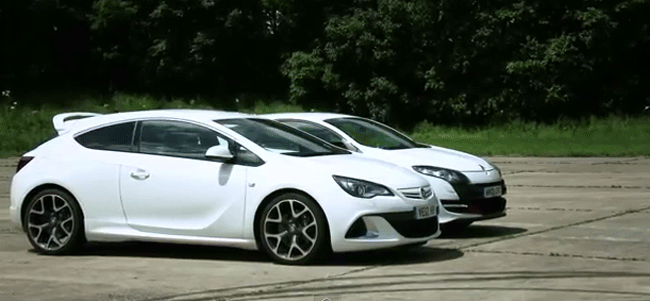 New Opel Astra OPC / Vauxhall VXR Vs. Renault Megane RS 265 Cup
