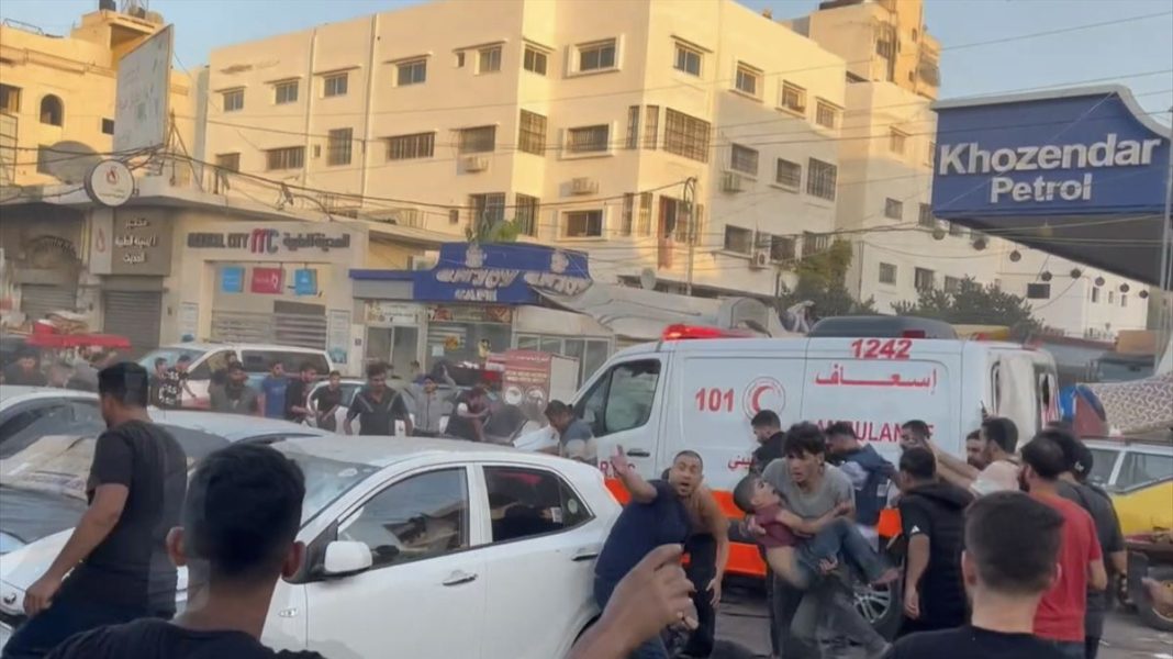 Bolnica Al Šifa, Gaza, napad Izraela