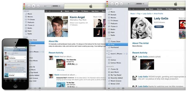 Apple Ping: Društvena mreža za muziku, Life.ba