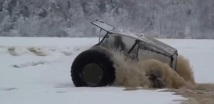 RAT: ATV na tankom ledu (VIDEO), Life.ba