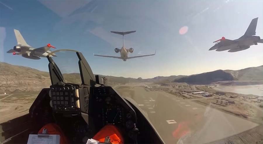 Zabavno i opuštajuće: Let u F16 #video, Life.ba
