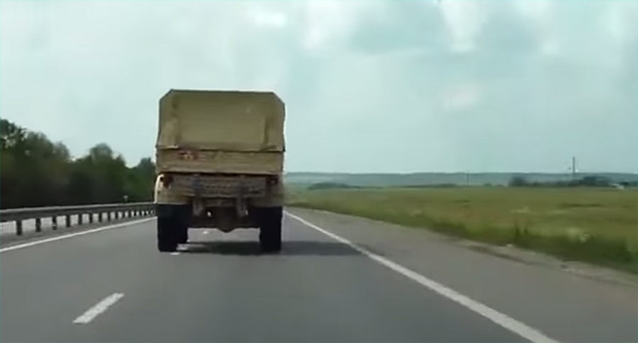 Nešto što ne viđate svaki dan: Kamionom 160 km/h na autoputu #video, Life.ba