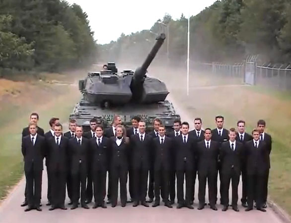 Kako koči tenk Leopard #video, Life.ba