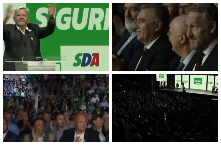 Emir Hadžihafizbegović animirao publiku na predizbornom skupu SDA: &#8220;Bakire, Bakire, Bakire, SDA, SDA SDA..&#8221;, Life.ba
