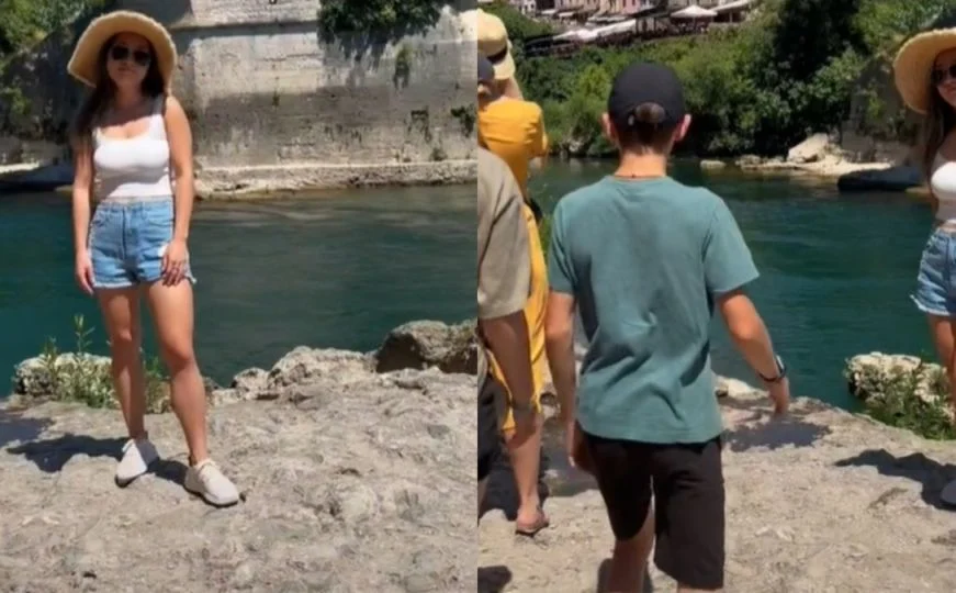 Influenserka izrevoltirana turistima u Mostaru jer su joj upadali u kadar: Fanovi ogorčeni na nju, Life.ba