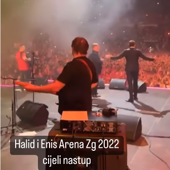 (VIDEO) Enis Bešlagić i Halid Bešlić napravili spektakl u Areni: Zajedno zapjevali &#8220;Ja bez tebe ne mogu da živim&#8221;, Life.ba