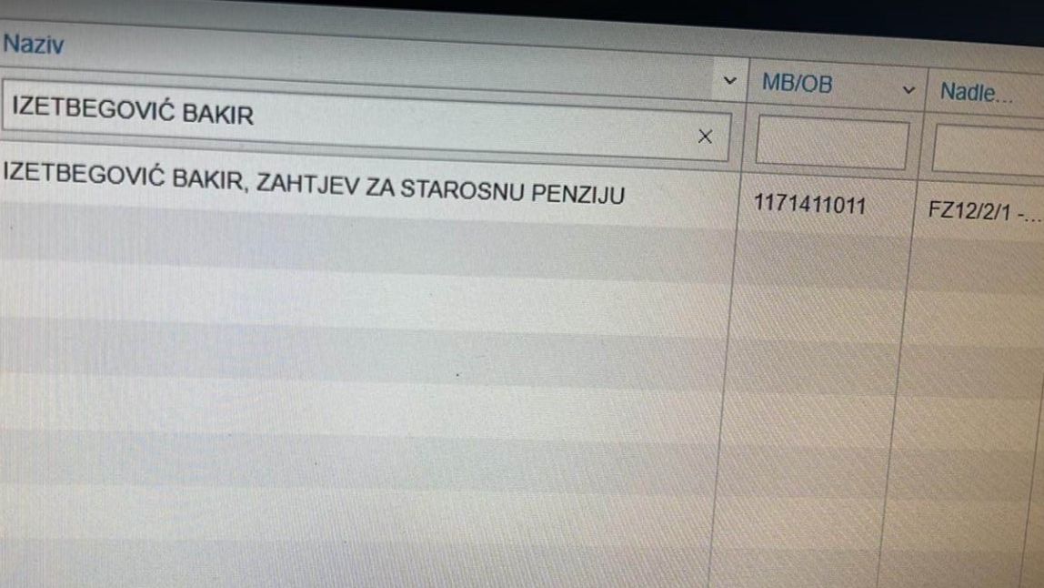 Bakir Izetbegović predao poštom zahtjev za penziju, Life.ba